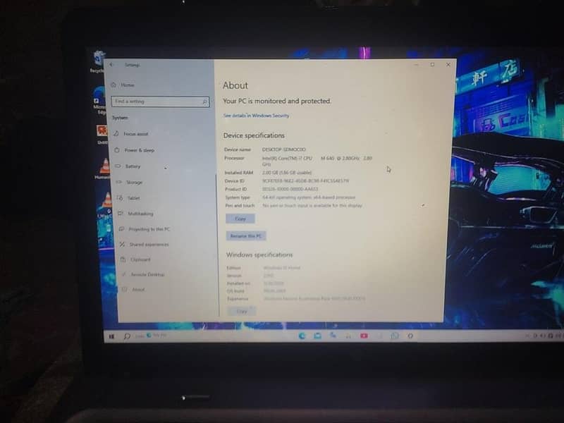 HP pavilion dv 7h 5