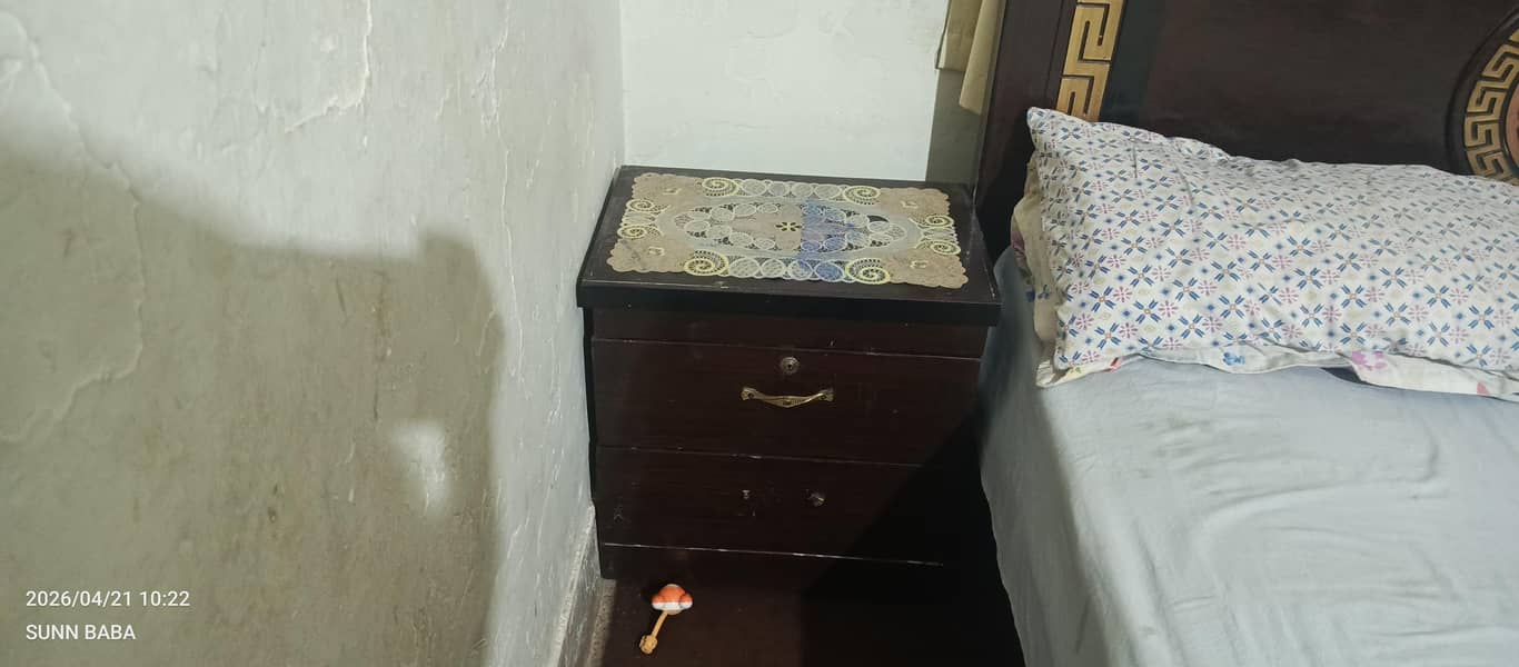 bed with side tables 1