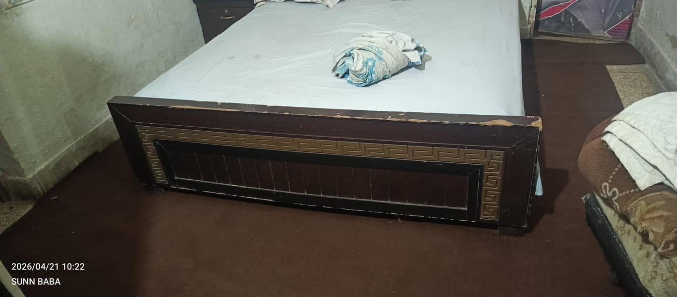 bed with side tables 2