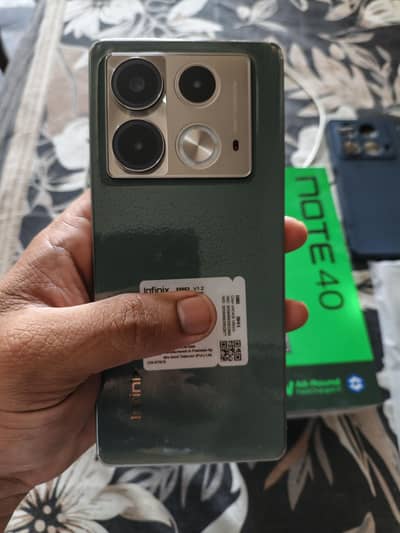 Infinix note 40 8gb 256gb 10/10 condition complete saman