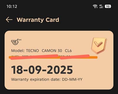 Tecno Camon 30 (12gb Ram)