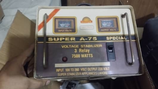 Universal A-75 SP 7500 WATTS 1.5 TON AC  2 relay, in/out digital volt