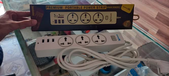 Speed-X303PU Premium Portable Power Strip.