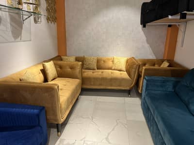 3 Seater Velvet Sofa | Premium Look | Comfortable