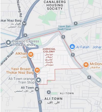 15 Marla Plot For Sale In Judicial Society Near Expo Centre Lahore JoharTown