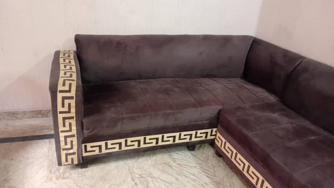 L shape sofa & Table 2