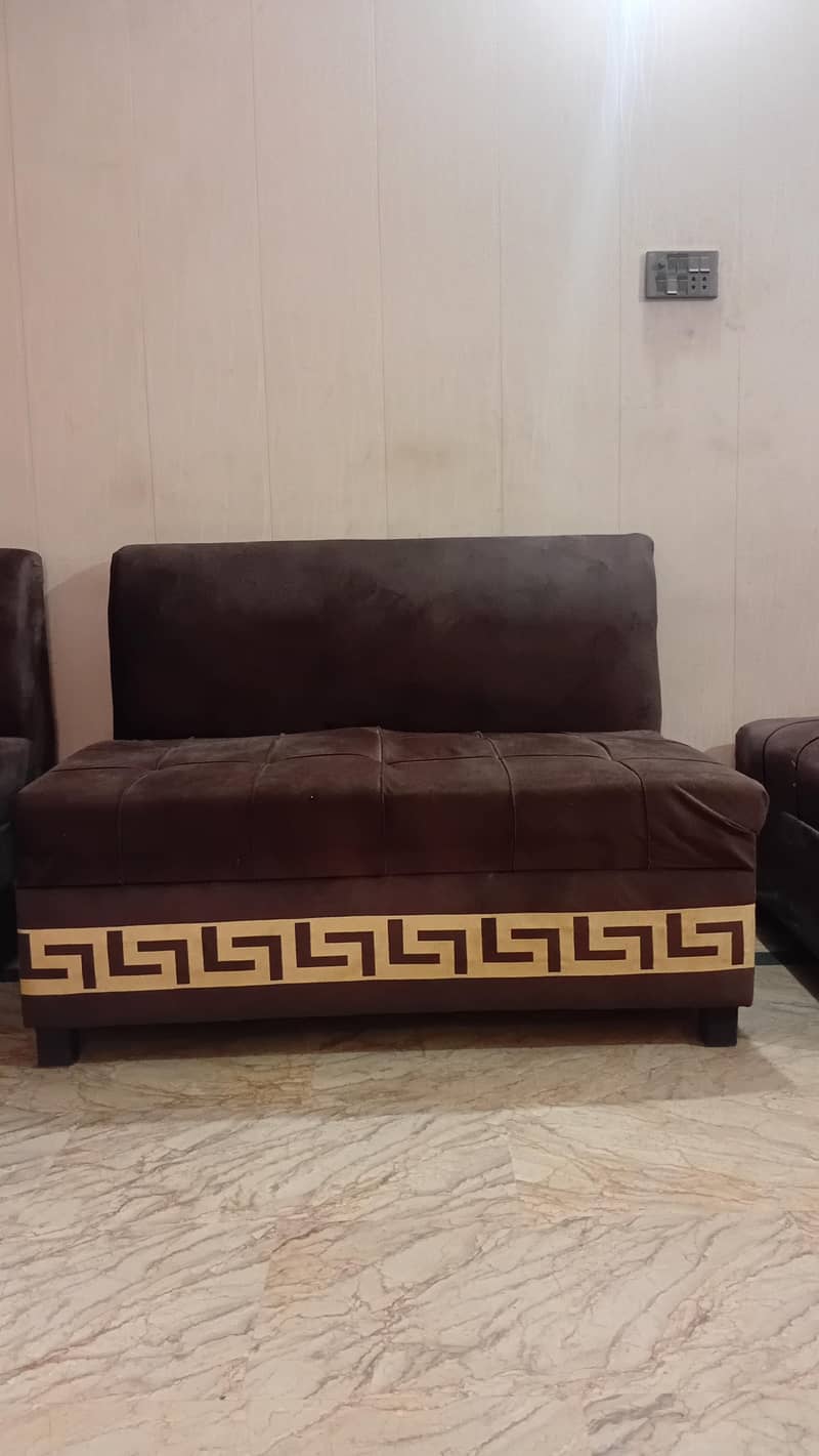 L shape sofa & Table 6