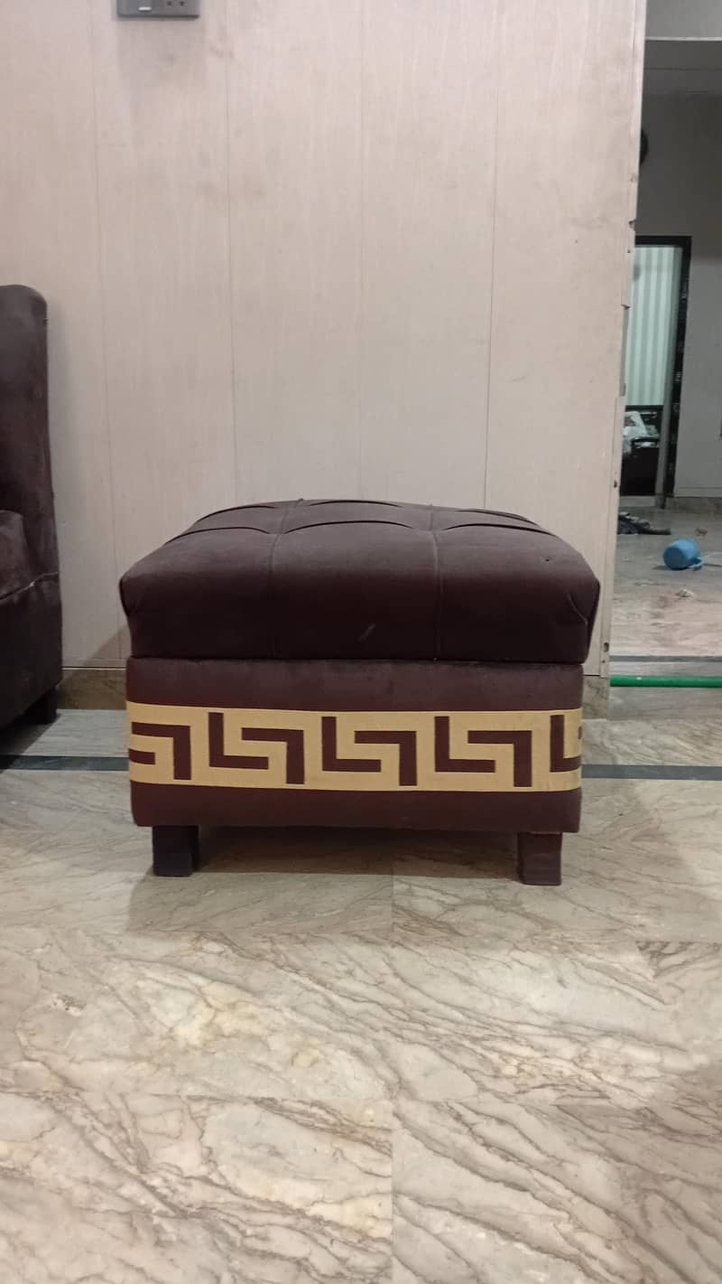 L shape sofa & Table 7
