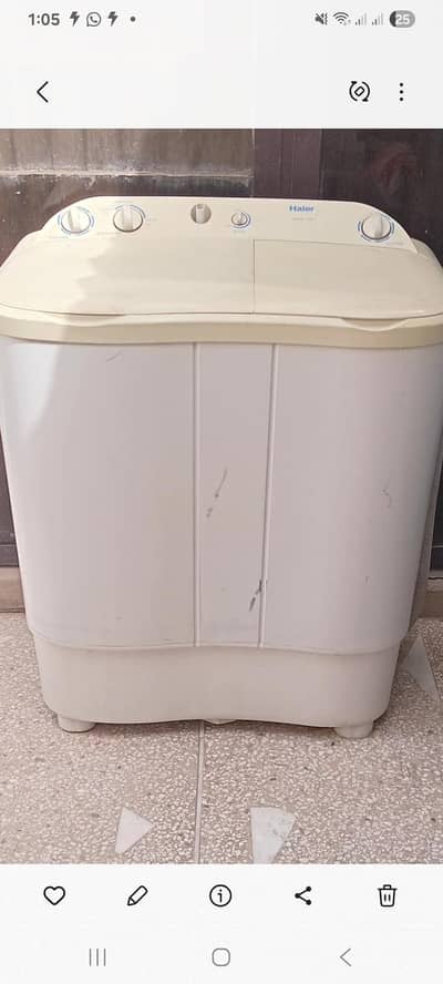 Twin tube Washing Machine with Dryer