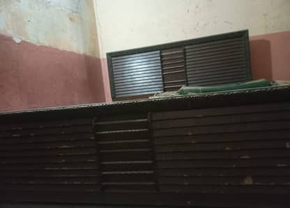 Full size king bed without mattress