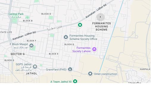 5 Marla residential plot in LL block, Formanites Housing Scheme
