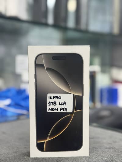 IPHONE 16 PRO 1TB LLA NATURAL TITANIUM BOX PACK NON PTA