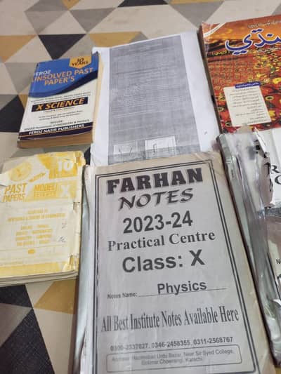 Class 10 Notes . Ten year and Five year