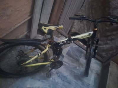 Folding Cycle for Sale - Back Gears Working - With Free Air Pump