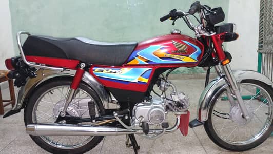 honda cd 70 red colour 2025