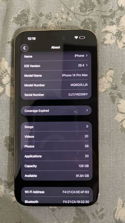 Iphone 14 pro max jv
