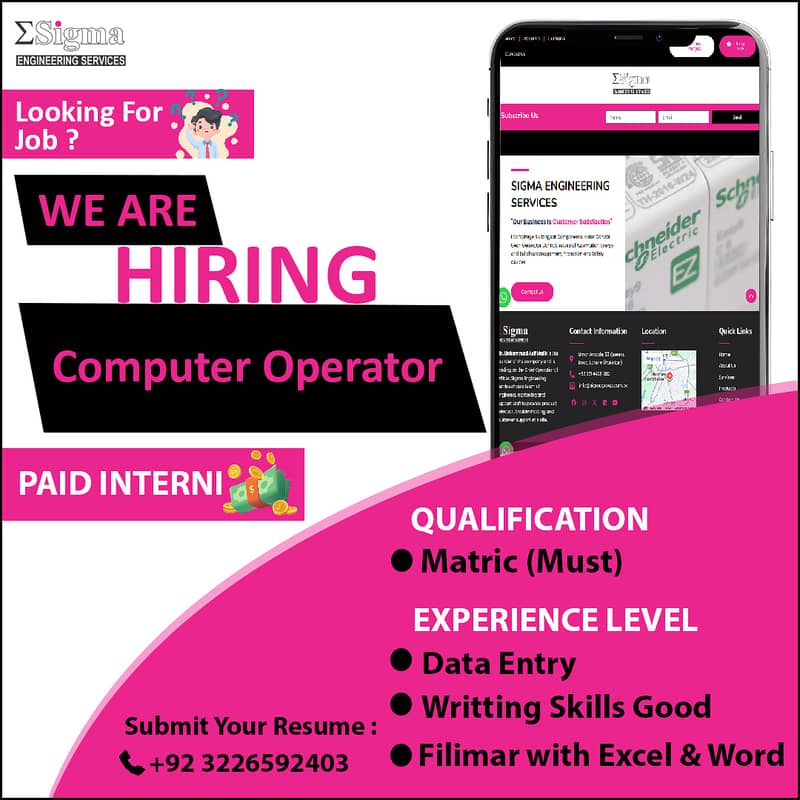 Wordpress | SEO | Computer Operator , Fresher/Expert, Lahore Jobs ...