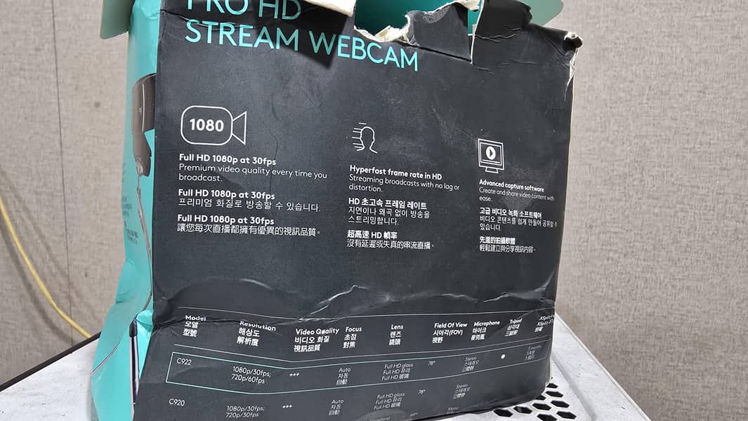 logitech C922 pro 1