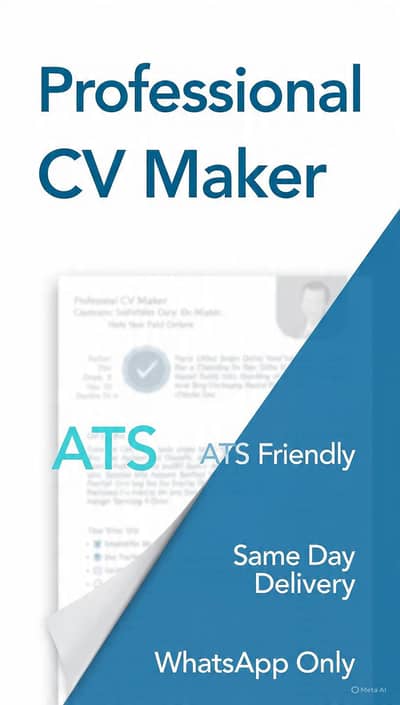 Professional ATS CV Resume Maker|Same Day Delivery Karachi to UAE jobs