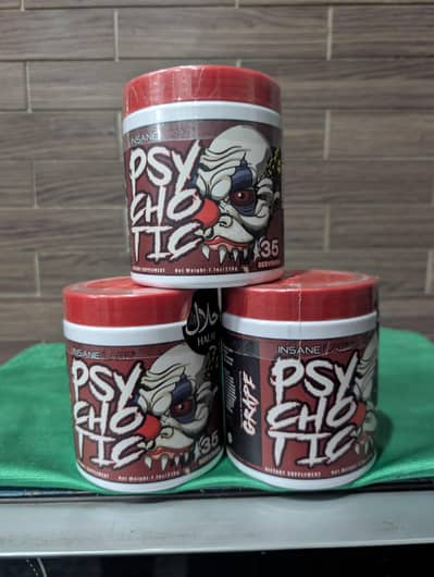 Psychotic pre work out gym supplements