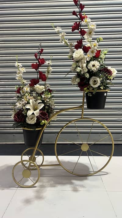 cycle flower pot