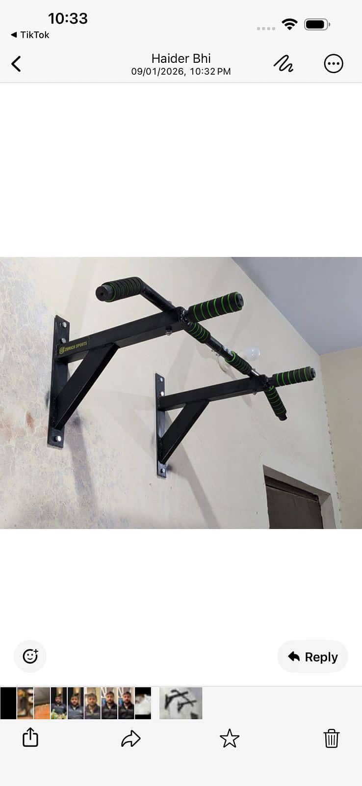 Multifunctional Wall Mounted Pull Up Bar 0