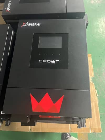 Crown Hybrid inverter 4.2kw /6.2 / 10.2 BMS   double output box new