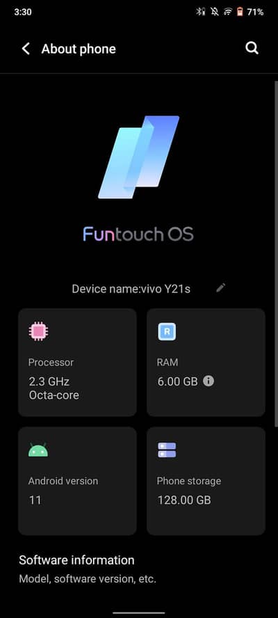 vivo y21s non pta exchange possible