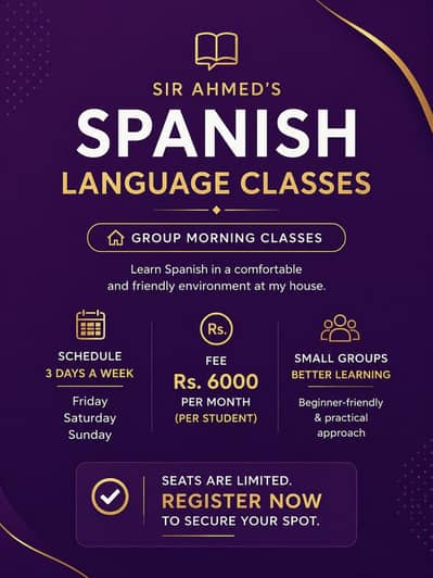 Spanish language classes