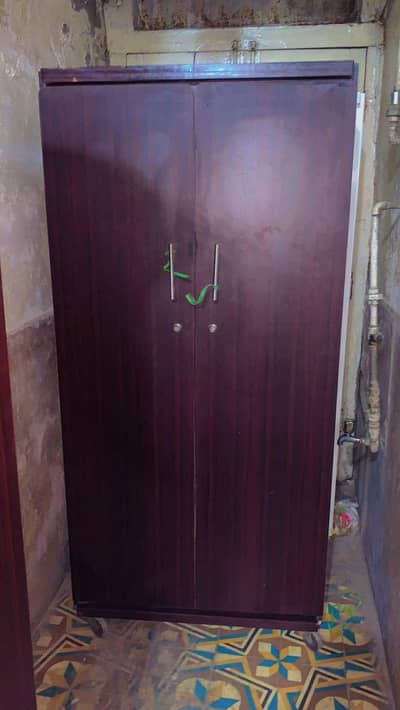 Premium Wooden Wardrobe / Cupboard – 2 Door | Strong & Stylish