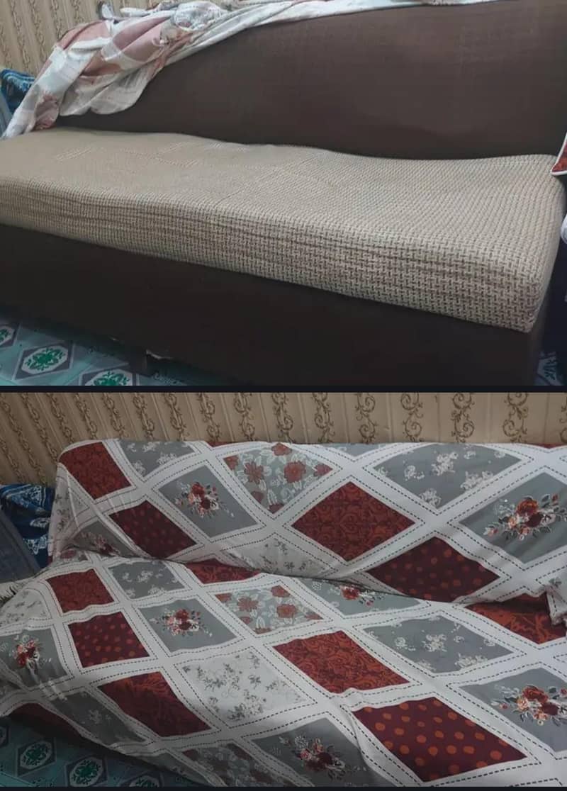 sofa set 5 set good condition 1
