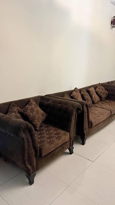 Five seater sofa almost new