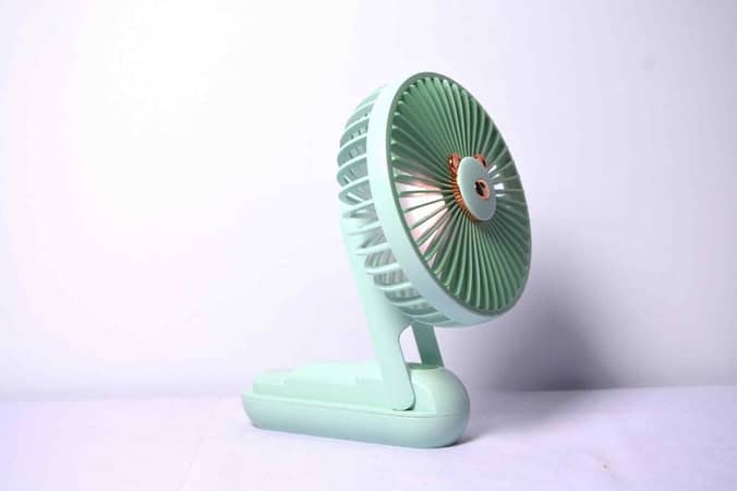 Mini USB Rechargeable Fan – Portable, Handheld, Desk Fan & Wearable Neckband | Variable Speed | Foldable, Silent Cooling Fan for Travel, Office, Home & Outdoor Use