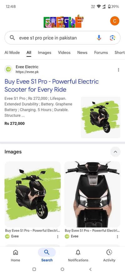 evee. S1 pro ha. 272 ke new ha. 14 months wranty abilable ha