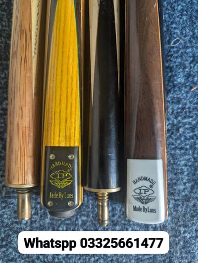 2 Snooker Cues || 2 Piece || Slightly Used