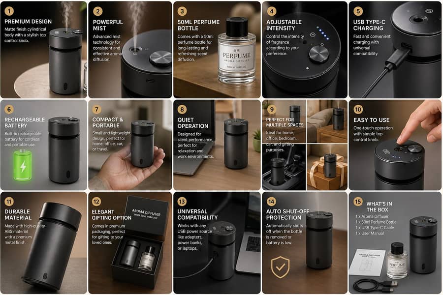 Aroma Diffuser car perfume 16