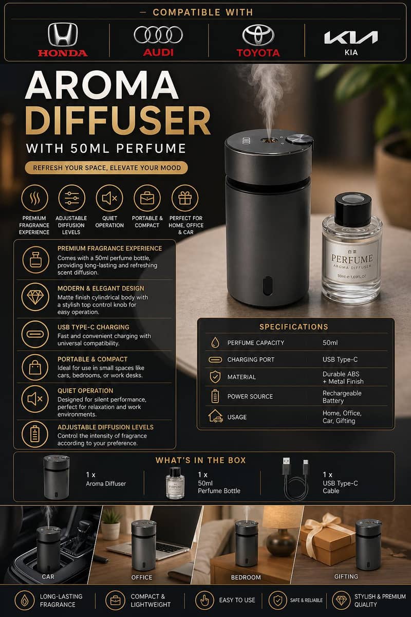 Aroma Diffuser car perfume 19