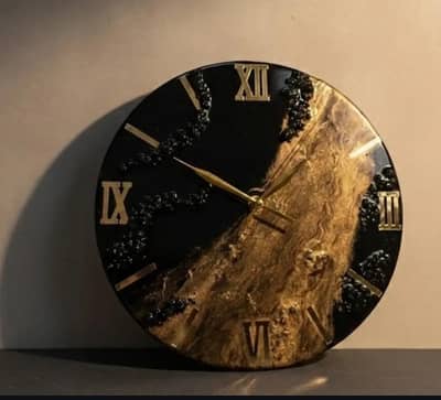 purely handmade wall clock