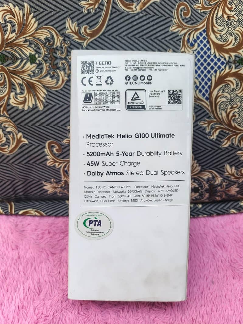 Techno Camon 40 Pro 6