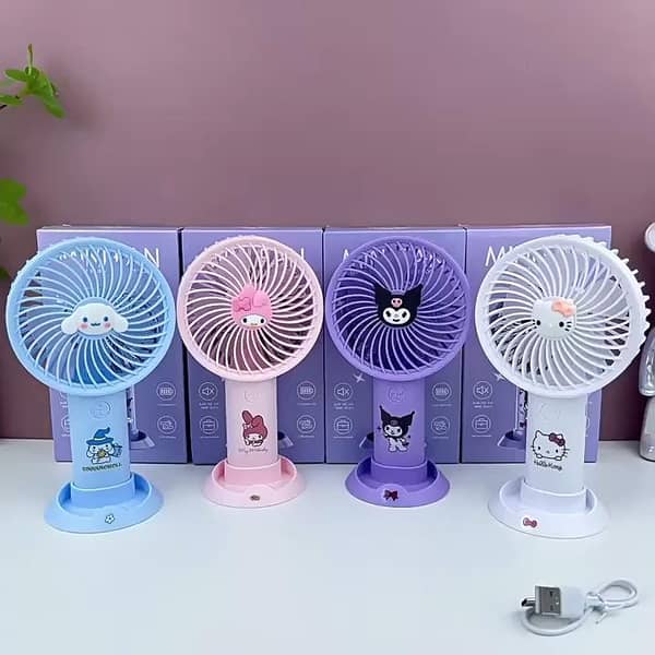 New KAROMI Mini Fan USB Rechargeable Handheld & Desktop Fan– Portable, Lightweight, Adjustable Speed, Electric Cooling Fan for K NEW Handheld Mini Fan Portable Small Fan Pocket Fan For Outdoor Summer Home , Fan easy to carry and best for Hot Weather