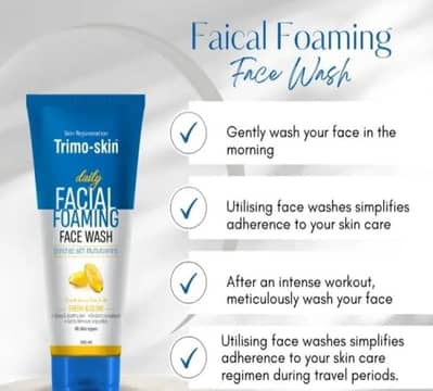 pack of 3 trimoskin glow facewash