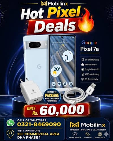 GOOGLE PIXEL 7A PTA APPROVED 8 128