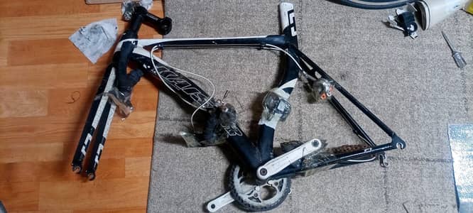 Road bike white colour 26 size