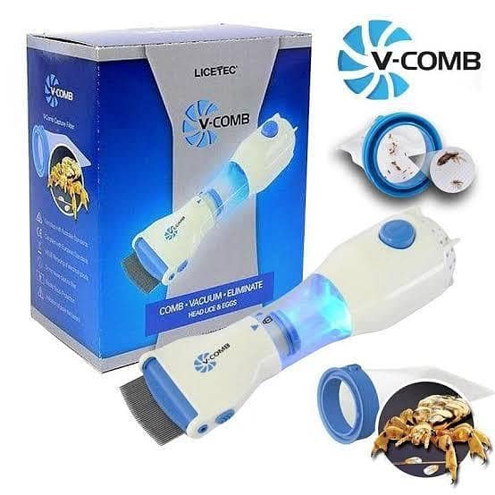 Licetec V-Comb Head Lice Vacuum Eliminate HeadLice & Eggs