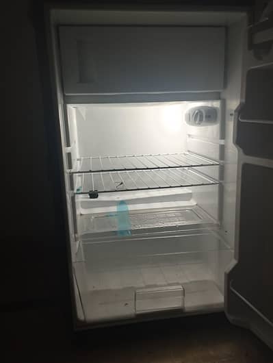 Dawlance room fridge wd small deep freezer