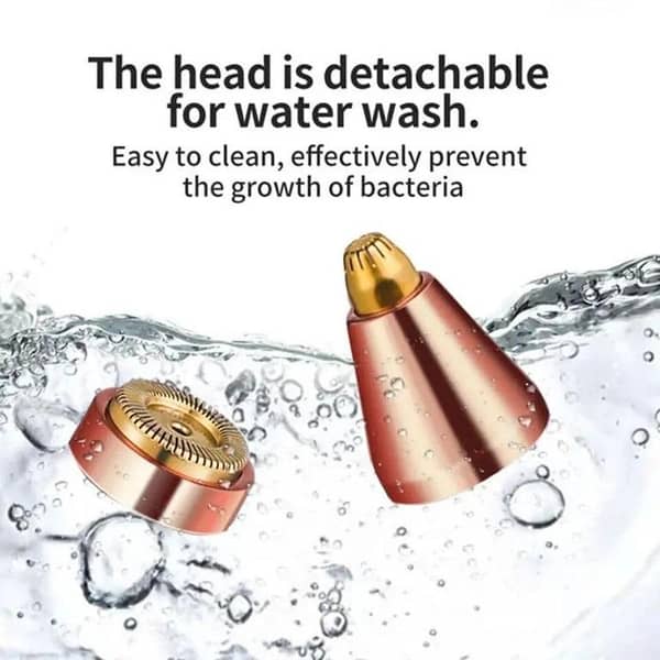 2-in-1 Hair Removal Machine for Women | Painless Facial & Eyebrow Trimmer with Dual Heads | USB Rechargeable Shaver with LED Light | Quick & Gentle Hair Removal for Face, Nose, Ears, Upper Lips & Full Body – Portable & Washable. . . .