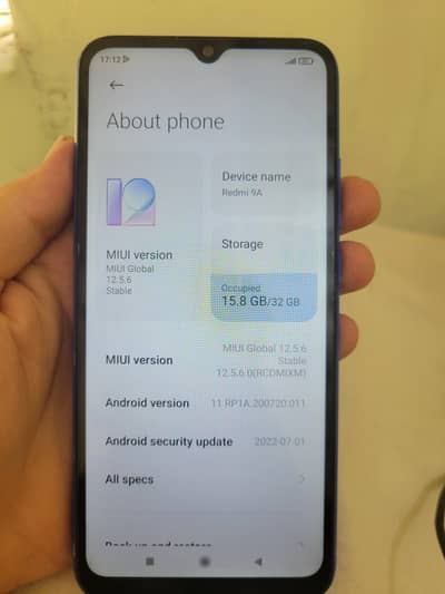 Redmi 9A with box
