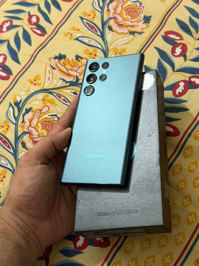 Sumsumg Galaxy S 22 Ultra 5G PTA Approved  With Box