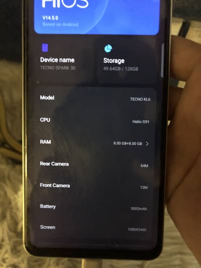 tecno spark 30 2 months warranty