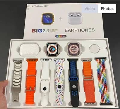 Smart Watch + AirPods + 7 Bands | Bilkul New!